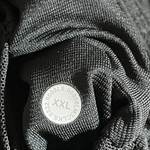 Lululemon Engineered Warmth Jacket Mens Size 2XL Black Knit Full Zip Outdoor - Picture 7 of 9